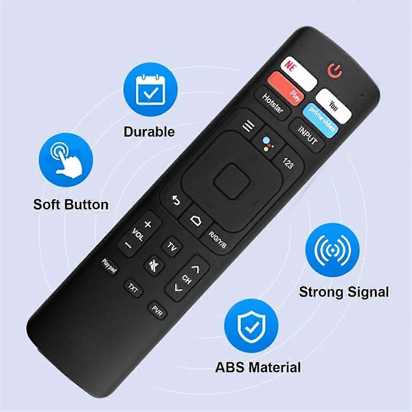 Ersatt Bluetooth-fjärrkontroll för TV med röststyrning