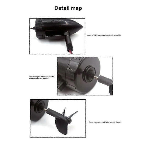 Åtebåt DIY Modifiserte Sett kompatible Flytec 2011-5 Fiske Åtebåt-FO SAHN