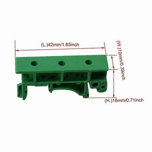 20 kpl DRG-01 PCB 35 Kiskoon Asennustuki Adapteri Piirilevy Kiinnike Pidike Klipsit Conn