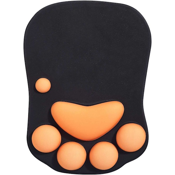 Musmatta med handledsstöd, Ergonomisk musmatta, Musmatta, Silikon Gel Musmatta, Halkfri Bas