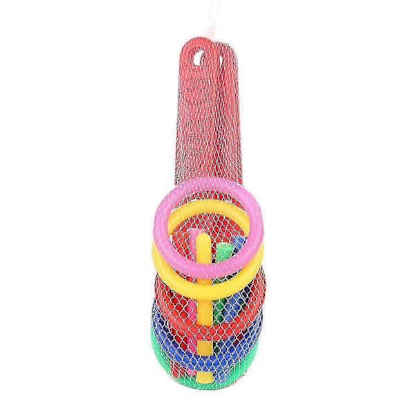 Ring Toss Spil Quoits Hoopla Sæt Quiots Pløkker Reb Mål Børn Havefest js well