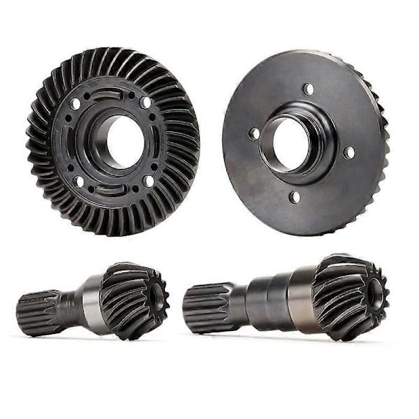 Härdat stål främre och bakre differential Ring Gear Diff Pinion Gear för TRAXXAS 1/5 X-MAXX 1/6 XRT