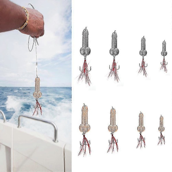 3g / 7g / 11g / 15g Fiskedrag Trippelkrokar Skeddrag Fiske Bete Med Reflekterande Fjäderstjärt Karpfiske Tillbehör Guld 7g