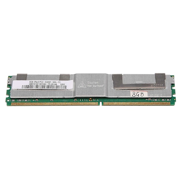 DDR2 8GB RAM-minne 667Mhz PC2 5300 240 pinner 1.8V FB DIMM med kjølevest for AMD Intel stasjonær minne RAM (A)