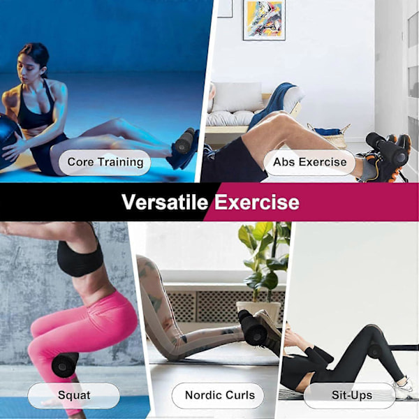 Leg Curl Maskine Justerbare Nordiske Curl Stropper til Sit-ups Fitnessudstyr Squats Ben Mave Core Træning Hjemme Fitnesscenter Træning