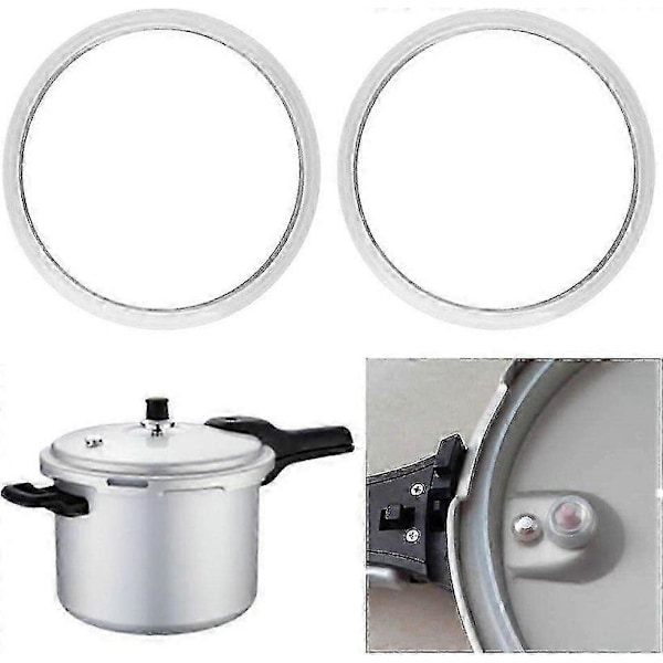 2 st 22 cm Tryckkokare Vit Silikon Gummi Packning Tätningsring Tryckkokare Tätningsring Köksredskap
