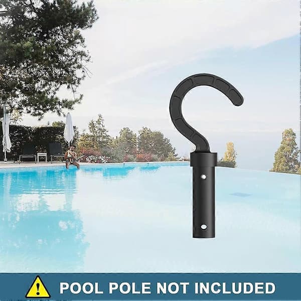 Gælder for alle poolrobotrensere, krog kan fastgøres på teleskopstang, pooltilbehørskrog