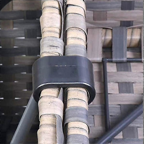 10 stk. Rattan Sofamøbelclips Flet Patio Møbelclips