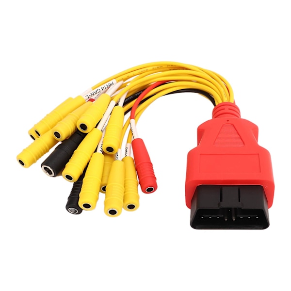 OBD2 16-stifts diagnostikkabel Universal trådbygelkabel Diagnostisk effekttest Gränssnitt Dator Detektionskabel