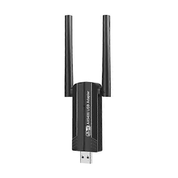 5400Mbps WiFi 6E Nettverkskort USB 3.0 WiFi Adapter Tri-Band 2.4G 5G 6G Wifi Mottaker Dongle for Wind