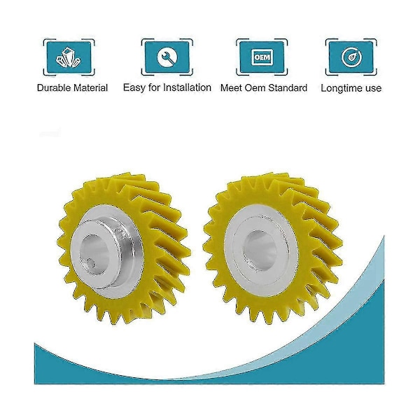 2 stk. Mikservormutstyr for Whirlpool & KitchenAid Miksere - Reservedeler 4162897 4169830 AP4295669