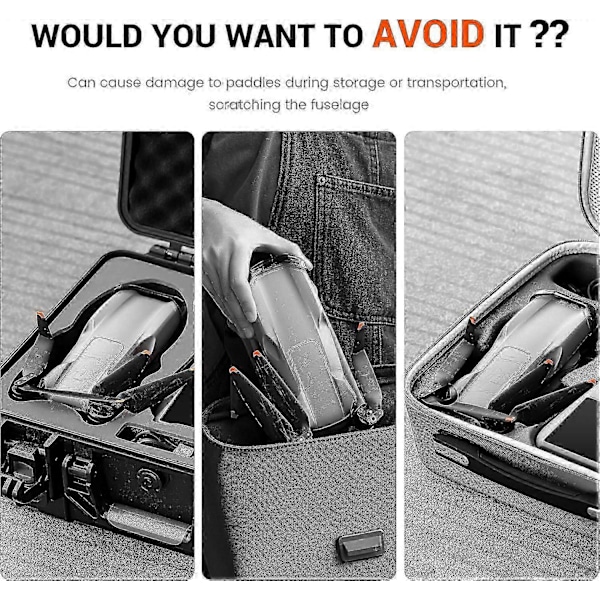 Propellerskydd för DJI Air 3S Tillbehör, Propellerhållare för DJI Air 3S/Air 3, Propellertillbehör (Orange Uppgradering)