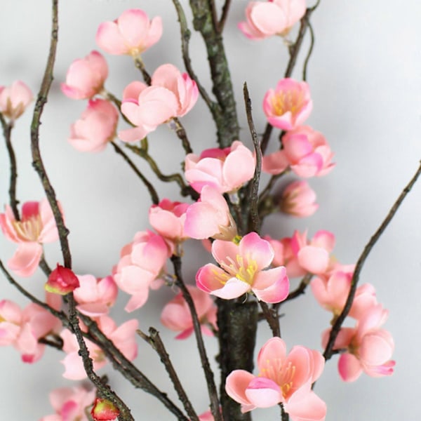 Konstgjorda blommor för inomhusdekoration - Set med 3 vita orkidéer