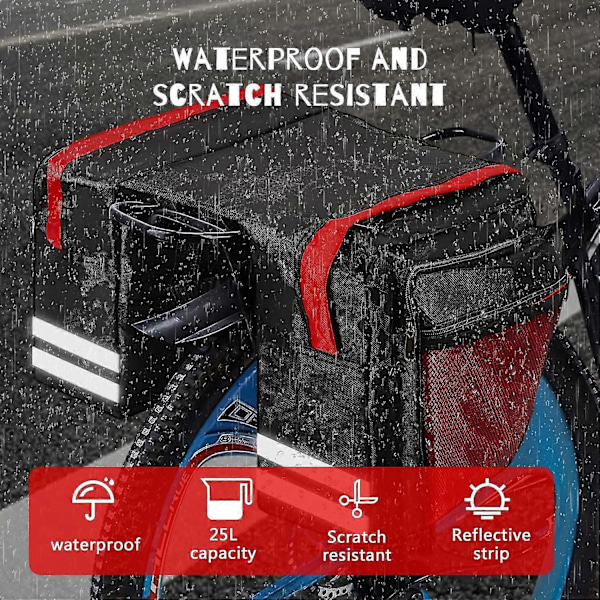 Cykeltasker, Panniers, Panniers til Cykler, Cykelpanniers, Cykeltasker, Pannier Bagsæde, Pannier Panniers, Dobbelt Pannier Bic