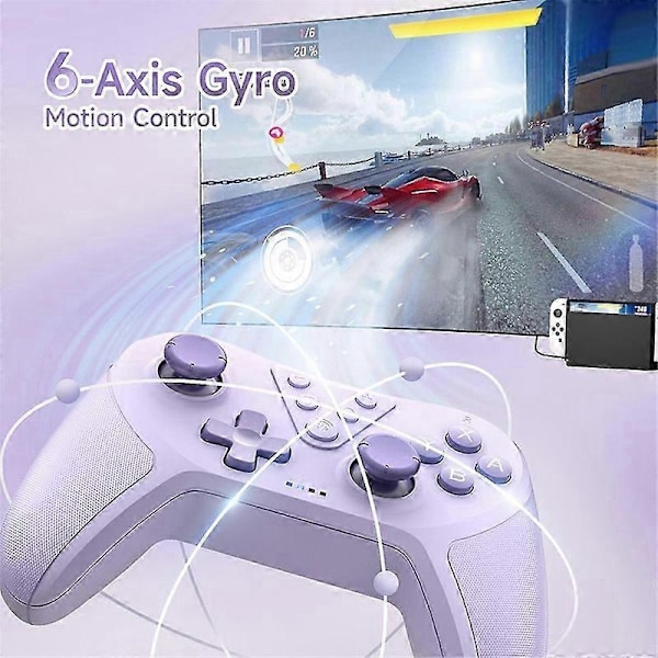 T37, Bluetooth Gaming Controller til PC, Gyro Motion Control
