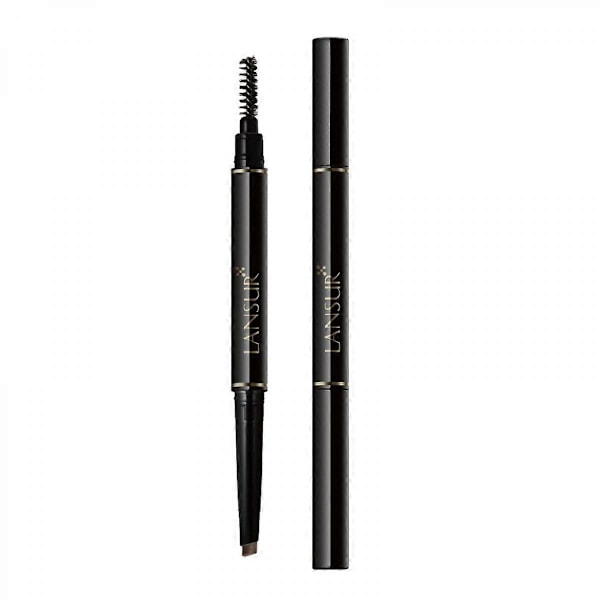 Beauty Øjenbrynspen - Universal Automatisk Brynpen Med Spoolie Børste - Perfekt Øjenbryns Makeup Former og Filler Til Kvinder Brun