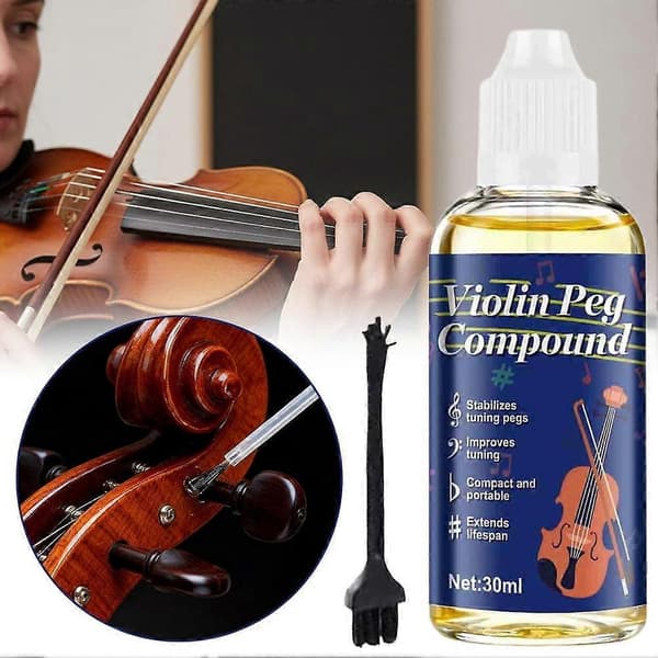 Violinsträngstiftssmörjmedel, strängstiftssmörjmedel - 30 ml