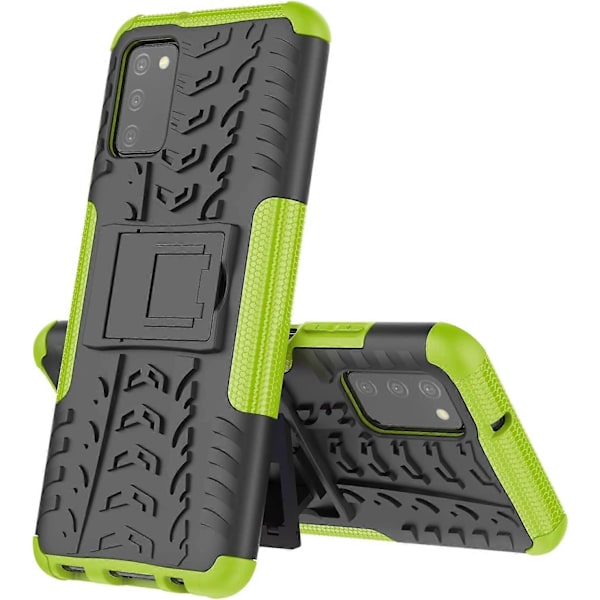 liangnv Skal för Galaxy A03S, Samsung A03S Skal, Kraftigt Hybrid Slim Dubbla Lager Robust Gummi Hybrid Hårt/Mjukt Stötskyddande Armor Defender Skyddsskal