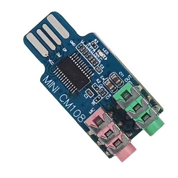 Driveless USB Lydkort Computer Eksternt Lydkort Modul Laptop Lydkort CM108 USB Lydkort