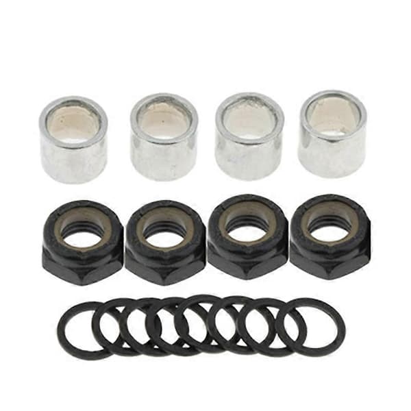 56 stk. Skateboard Truck Hardware Kit Skateboard Spacere Akselmuttere