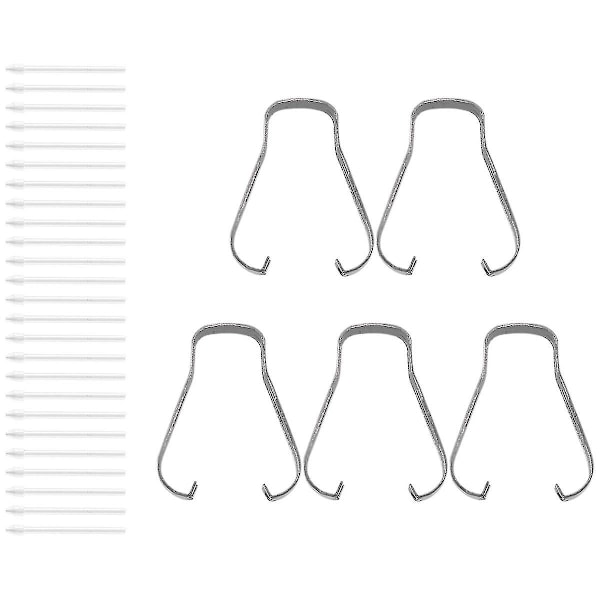 Stylus Nib S6 Nib S7 Etterfylling N10 Utskiftbar S22 Nib N20 Etterfylling 1 Sett 25 Hvite Pennespisser + 5 Klips