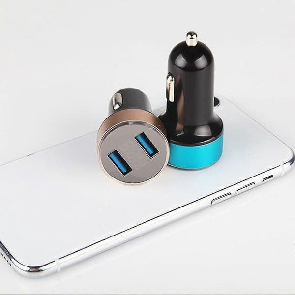 Multifunktionel Biloplader Dobbelt USB QC 3.0 Universal Cigarettænder