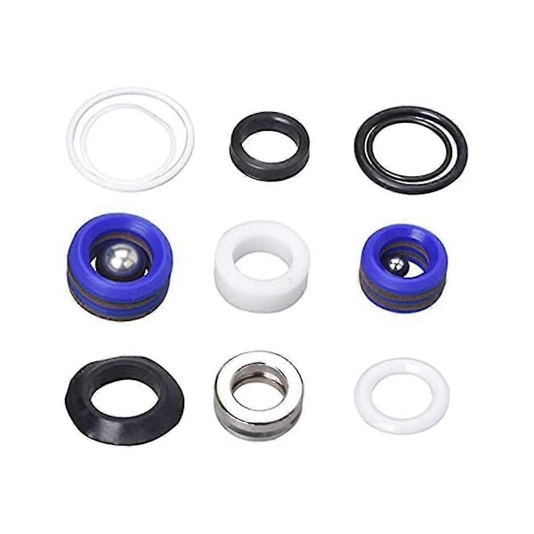 Passer for 244194 Ettermarkeds Pumpe Reparasjons Pakningssett for Airless Paint Sprøyte 390 395 490 495 595 3400 Compa-FO  SHAN  RAN  WANG