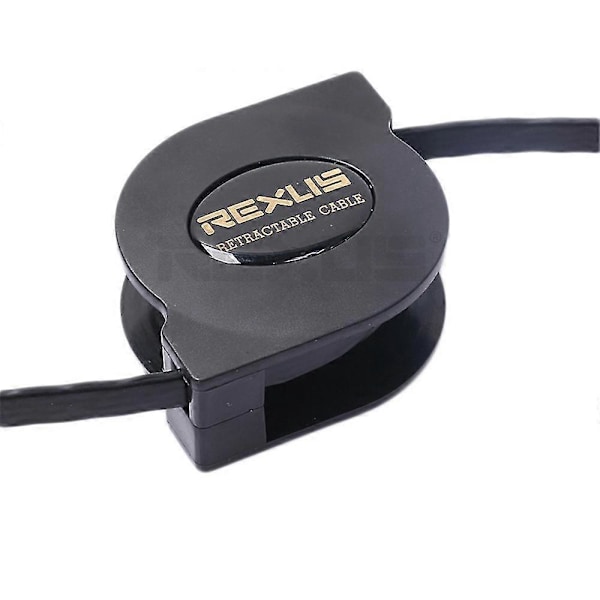 REXLIS 5FT Cat7 RJ45 LAN-kabel Justerbar Indtrækkelig Ethernet-kabel Fladt Internet Netværkskabel fo