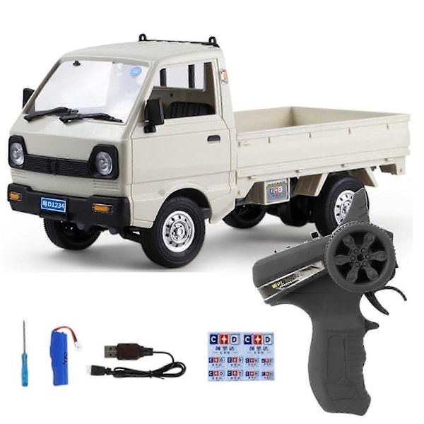 WPL D12 Mini Drift Truck Fjernkontroll 1/16 RC Bil For Barn Leker Bil