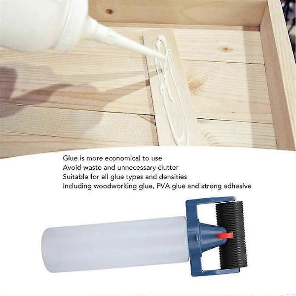 2st Limapplikator Roller Dispenser PE Plast Applikatorflaska 240ml Limflaska För Träbearbetning Målningsmaterial