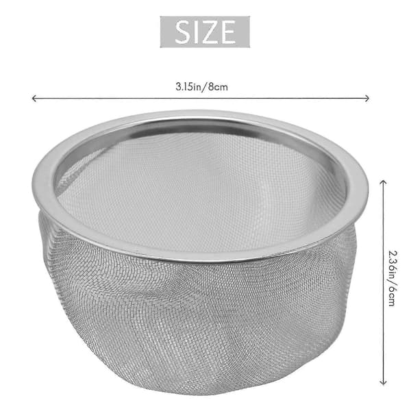 Tekanna Diameter 80mm Metallnät Teeblad Kryddor Sil Basket