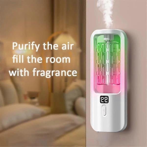 Aromadiffuser Doft Eterisk Olja Aromaterapimaskin Väggmonterad Luftfuktare Maskin Luftfräschare