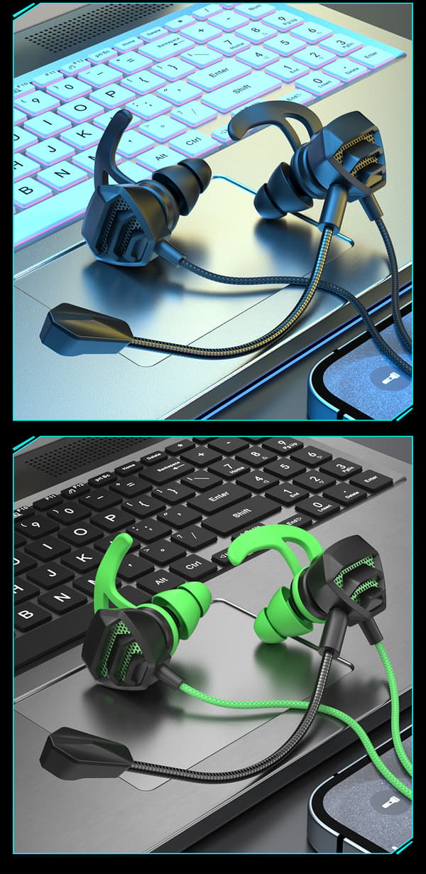 Trådløse, in-ear, Bluetooth, svedresistente, høretelefoner, sort