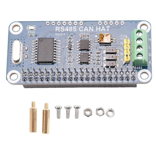 Lämplig för Waveshare RS485 CAN HAT för Raspberry Pi Möjliggör Stabil Långdistanskommunikation Stöder Raspberry Pi-seriens kort-FO SHAN RAN WAN