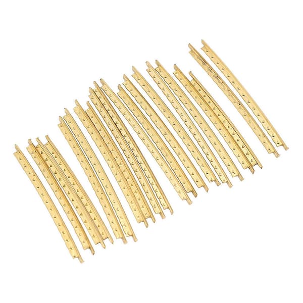 20 st/set 2,0 mm mässing gitarrbandtråd set reservdelar för akustiska trägitarrer