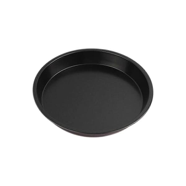 Rund Pizzaform Plade Pizzapande Bageform Bakke 9 Tommer Sort