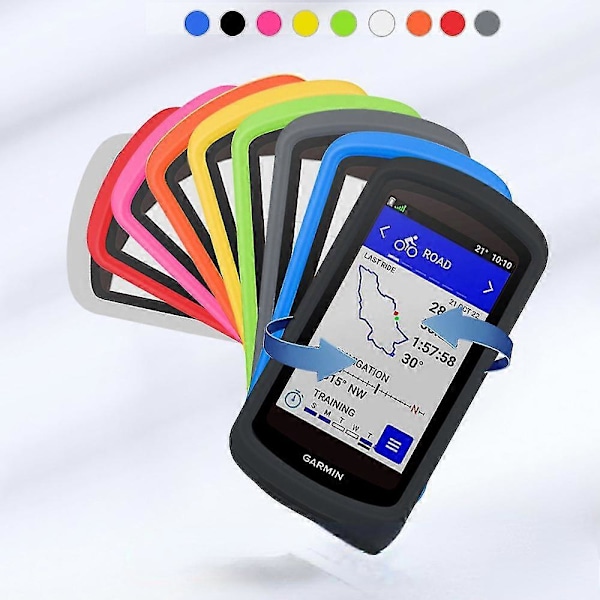 Oranssi Garmin Edge 1040 -sekuntikellon suojus Edge 1040 -pyörän silikonisuojus