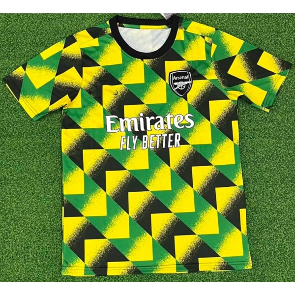 Ny vintage kamouflage Arsenal T-shirt för fotbollsträning Beckham NO.7 S