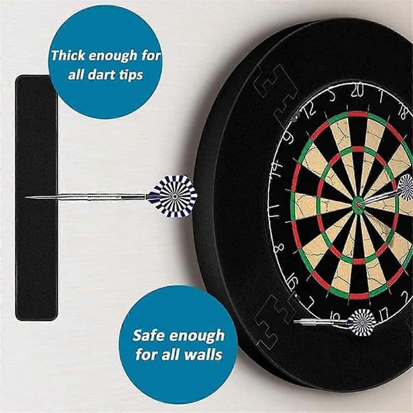 Dartskive Ring, Universell Dartskive Veggbeskyttelse - Slitesterk Ringdesign