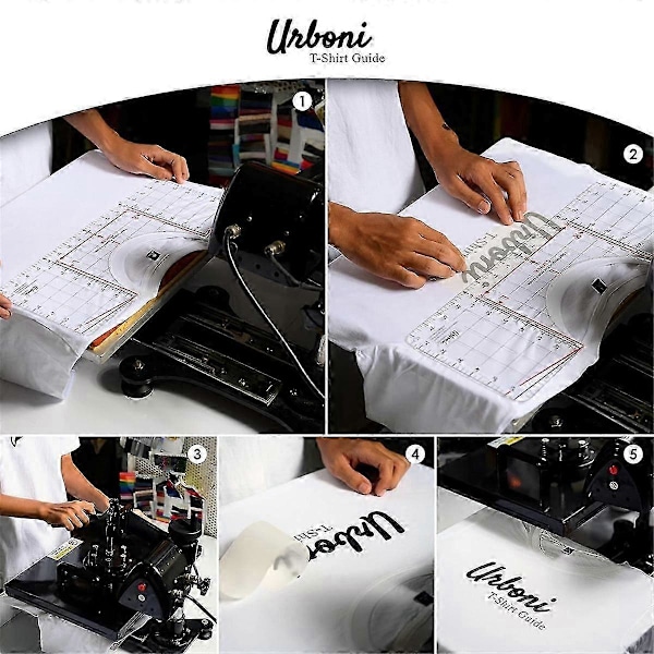 egnet for -Skjorte Linjal Guide for Vinyl Justering og Sentrering, -Skjorte Linjal Justeringsverktøy Halslinje Måling-FO  SHAN  RAN  WANG