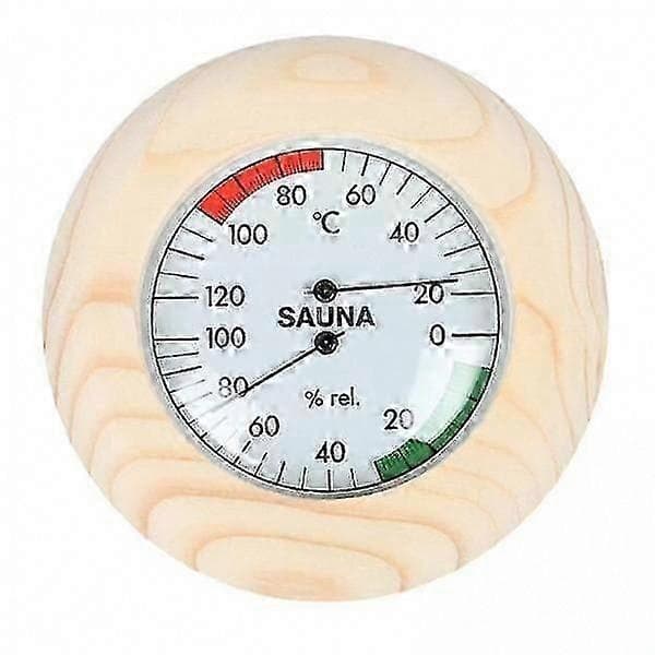 2x14,5x3cm Digital Sauna Tretermometer Hygrometer for Badstue Hotell