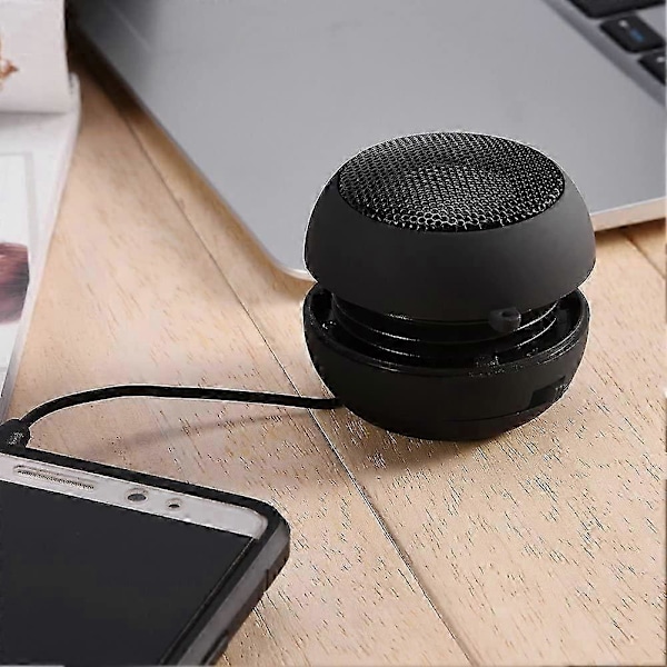 Lämplig för Mini Högtalare med 3,5 mm Ljudkabel Lågspänning Inbyggt Batteri Infällbar Högtalare för-FO SHAN RAN WANG