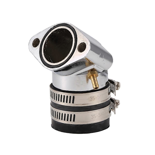 Motor Karburator Aluminium Legering Vinklet Adapter Indløb Indsugningsmanifold til GY6 150Cc Scooter Go