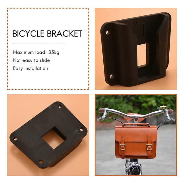 Cykelholder Blok Adapter til Brompton Foldecykel Taske Stativ Holder Front Carrier Blok Mount Bromp