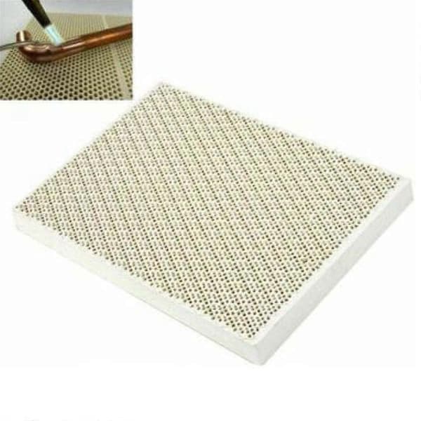 Honeycomb Keramisk Loddeplate med Nåler, Rektangulær Lodde Honeycomb Panel Smykkefremstilling T