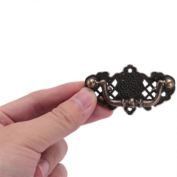 10-pack Vintage Köksskåp Drag Möbel Drop Pull Lådhandtag Sovrum Byrå Knoppar Antik