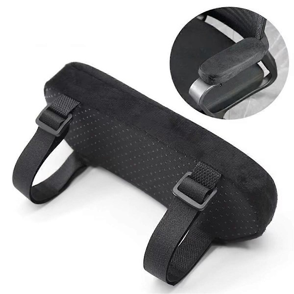 Armstödskuddar i Memory Foam för Kontorsstol, Bekväma Armbågskuddar för Hem- och Kontorsstolar