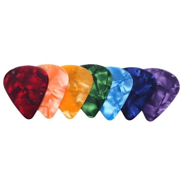 60 Pak Abstrakt Kunst Farverige Guitar Picks, Unik Guitar Gave Til Bas, Elektrisk & Akustisk Guitar Inkluderer 0,46mm, 0,71mm, 0,96mm