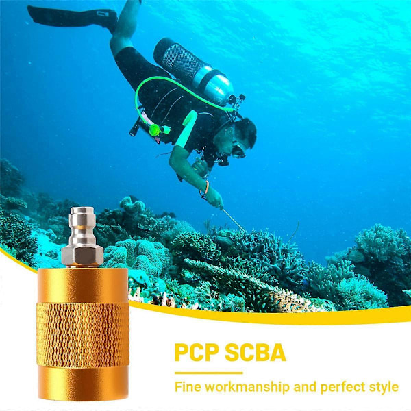 PCP SCBA Fyllestasjon Ladekit Adapter Til G5/8 eller 5/8BSPP DIN Adapter 300 Bar M/8Mm Qui