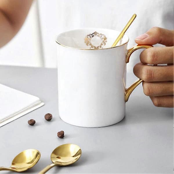 Rustfrit stål 10 stk. espressoskeer teskeer til kaffe sukker